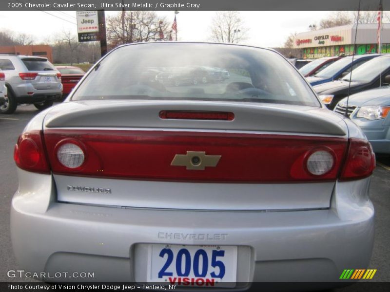 Ultra Silver Metallic / Graphite Gray 2005 Chevrolet Cavalier Sedan