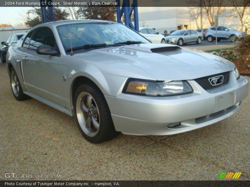 Silver Metallic / Dark Charcoal 2004 Ford Mustang GT Coupe