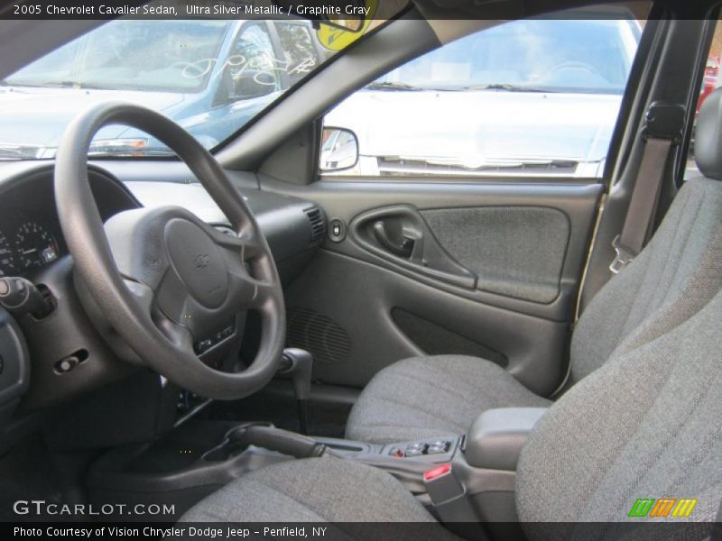 Ultra Silver Metallic / Graphite Gray 2005 Chevrolet Cavalier Sedan