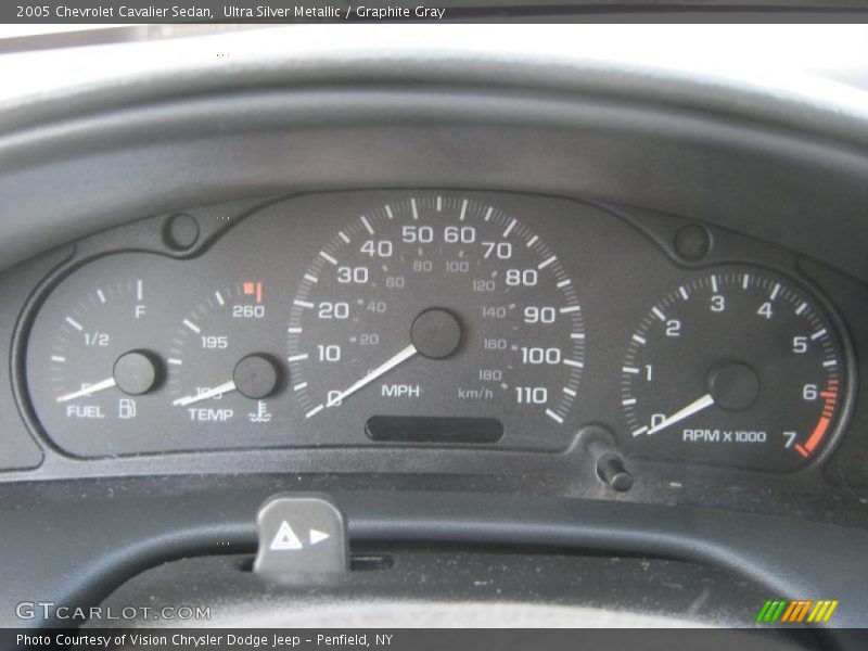 Ultra Silver Metallic / Graphite Gray 2005 Chevrolet Cavalier Sedan