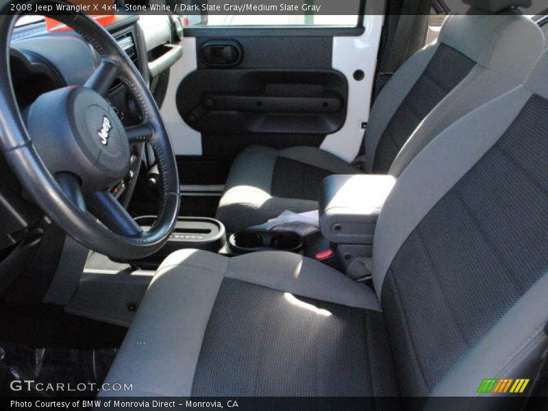 Stone White / Dark Slate Gray/Medium Slate Gray 2008 Jeep Wrangler X 4x4