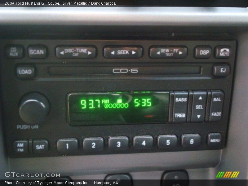 Silver Metallic / Dark Charcoal 2004 Ford Mustang GT Coupe