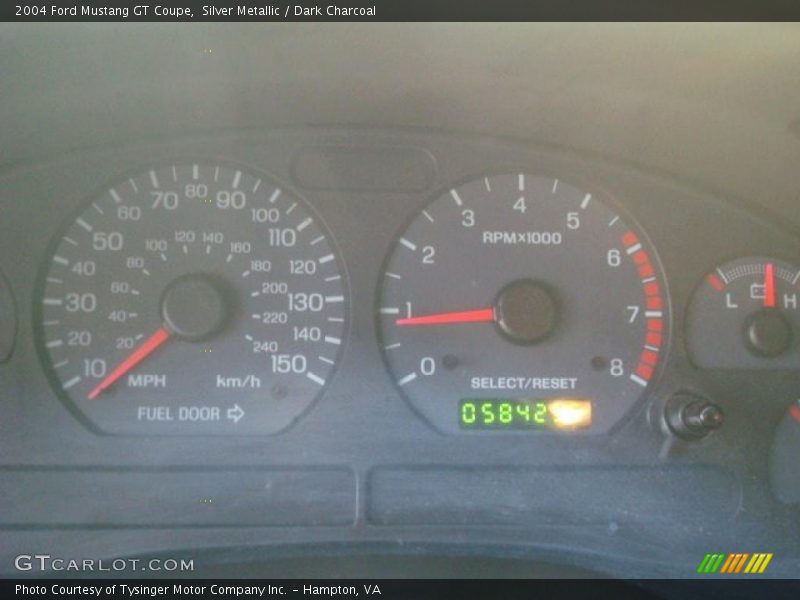 Silver Metallic / Dark Charcoal 2004 Ford Mustang GT Coupe