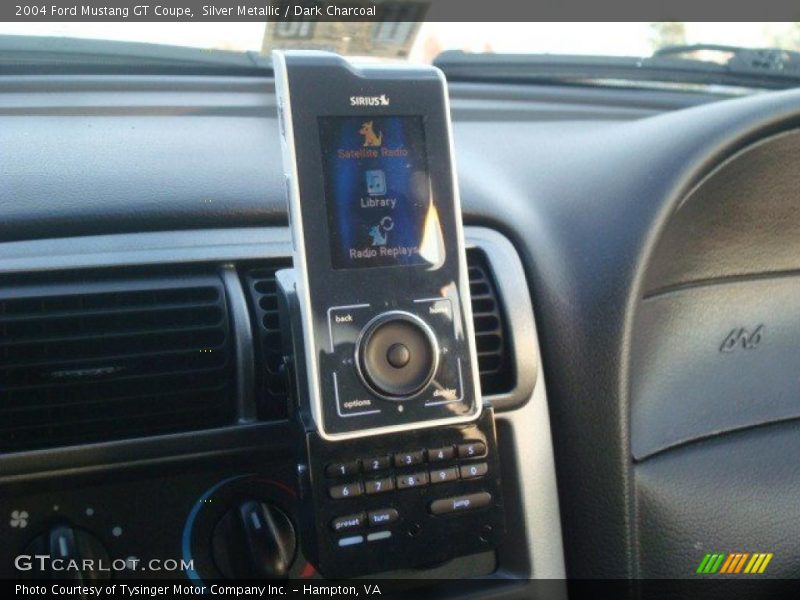 Silver Metallic / Dark Charcoal 2004 Ford Mustang GT Coupe