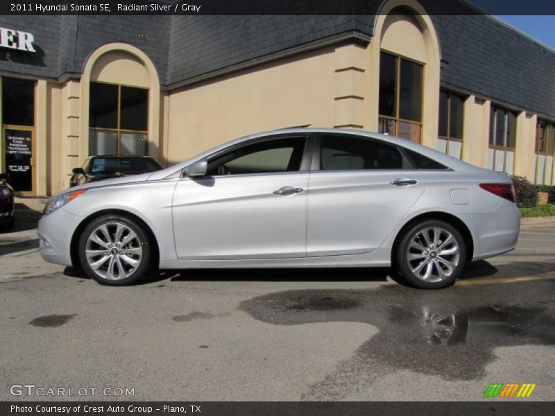Radiant Silver / Gray 2011 Hyundai Sonata SE