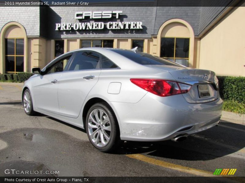 Radiant Silver / Gray 2011 Hyundai Sonata SE