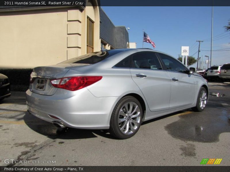 Radiant Silver / Gray 2011 Hyundai Sonata SE