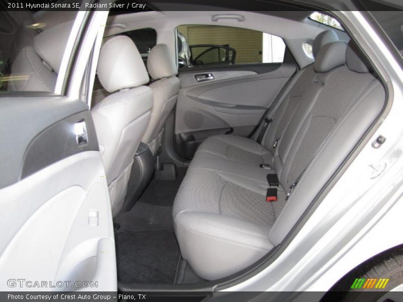 Radiant Silver / Gray 2011 Hyundai Sonata SE