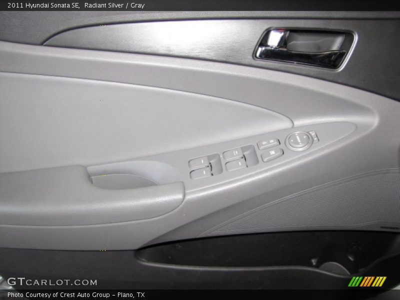 Radiant Silver / Gray 2011 Hyundai Sonata SE