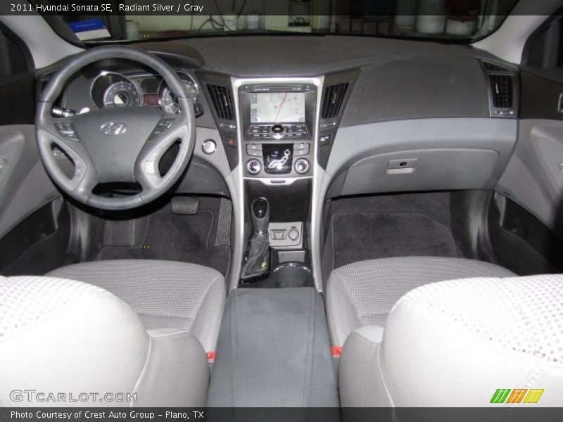 Radiant Silver / Gray 2011 Hyundai Sonata SE