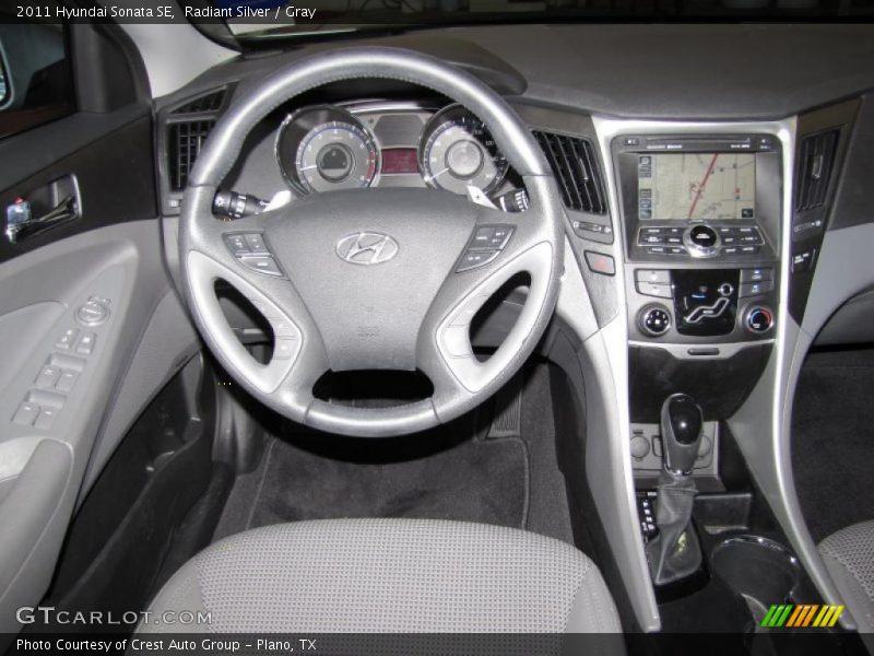 Radiant Silver / Gray 2011 Hyundai Sonata SE