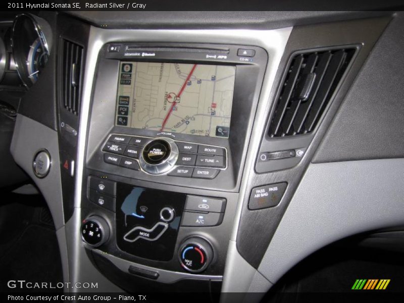 Radiant Silver / Gray 2011 Hyundai Sonata SE