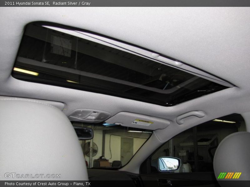 Radiant Silver / Gray 2011 Hyundai Sonata SE