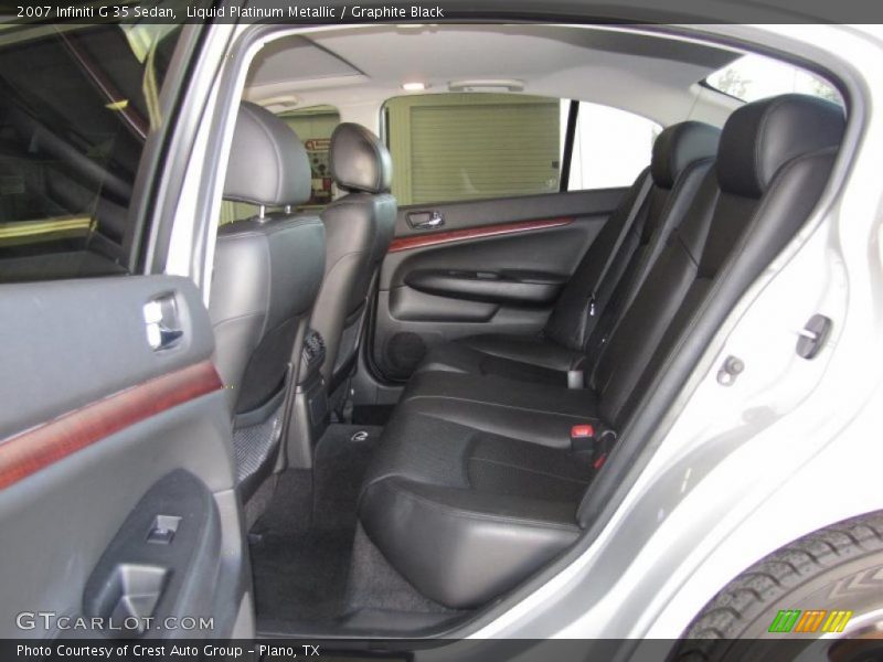 Liquid Platinum Metallic / Graphite Black 2007 Infiniti G 35 Sedan
