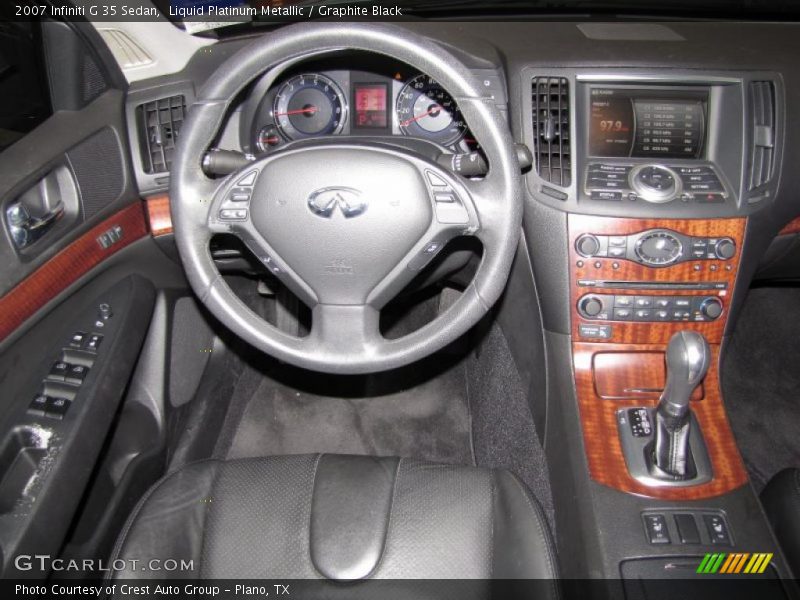 Liquid Platinum Metallic / Graphite Black 2007 Infiniti G 35 Sedan