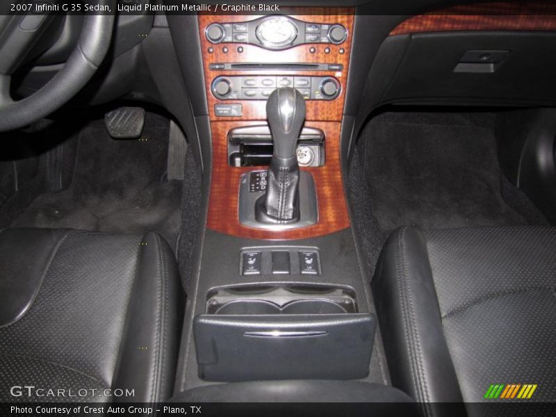 Liquid Platinum Metallic / Graphite Black 2007 Infiniti G 35 Sedan