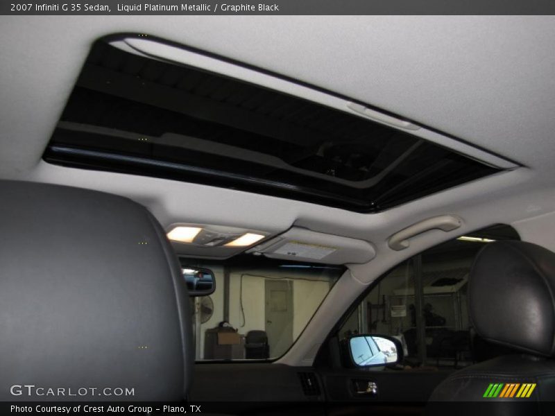 Liquid Platinum Metallic / Graphite Black 2007 Infiniti G 35 Sedan