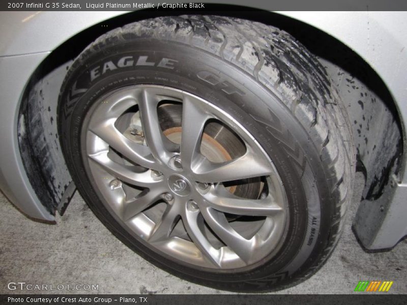 Liquid Platinum Metallic / Graphite Black 2007 Infiniti G 35 Sedan