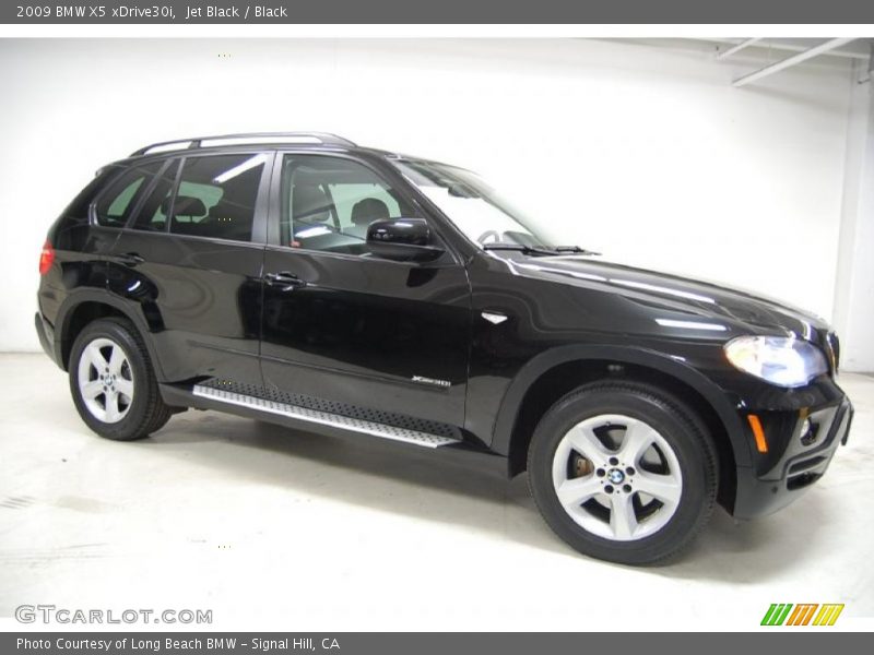 Jet Black / Black 2009 BMW X5 xDrive30i