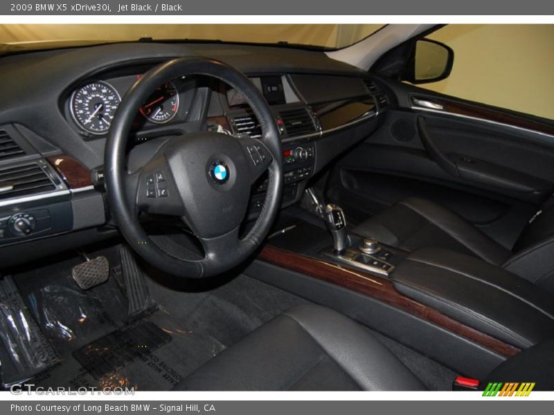 Jet Black / Black 2009 BMW X5 xDrive30i