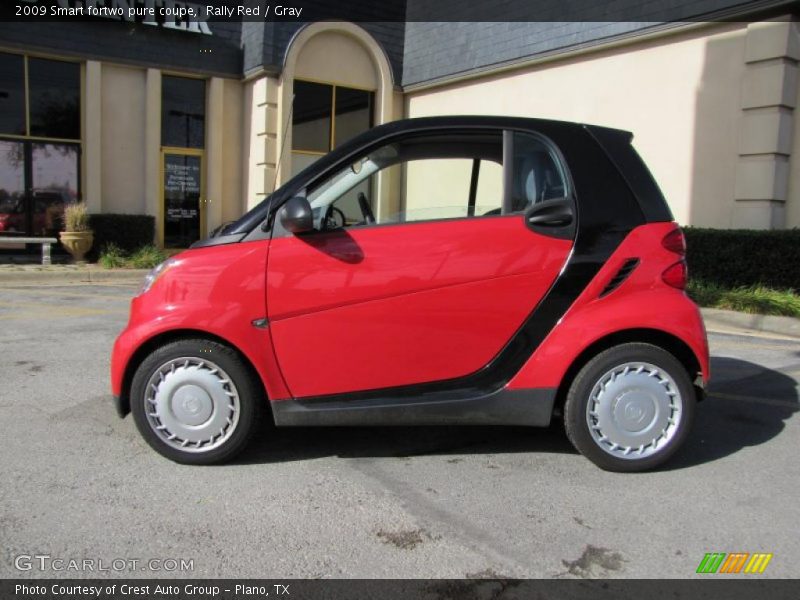  2009 fortwo pure coupe Rally Red