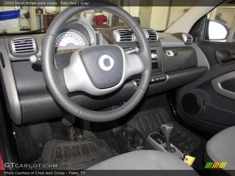 Dashboard of 2009 fortwo pure coupe