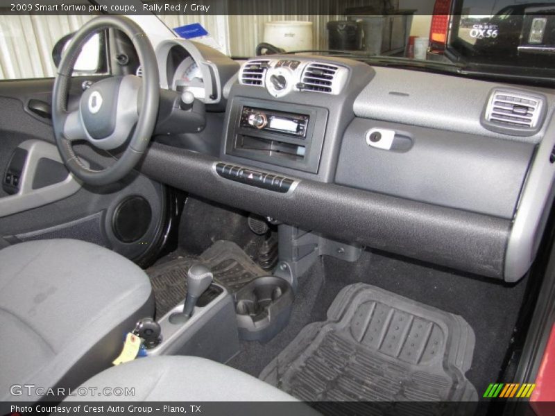 Dashboard of 2009 fortwo pure coupe