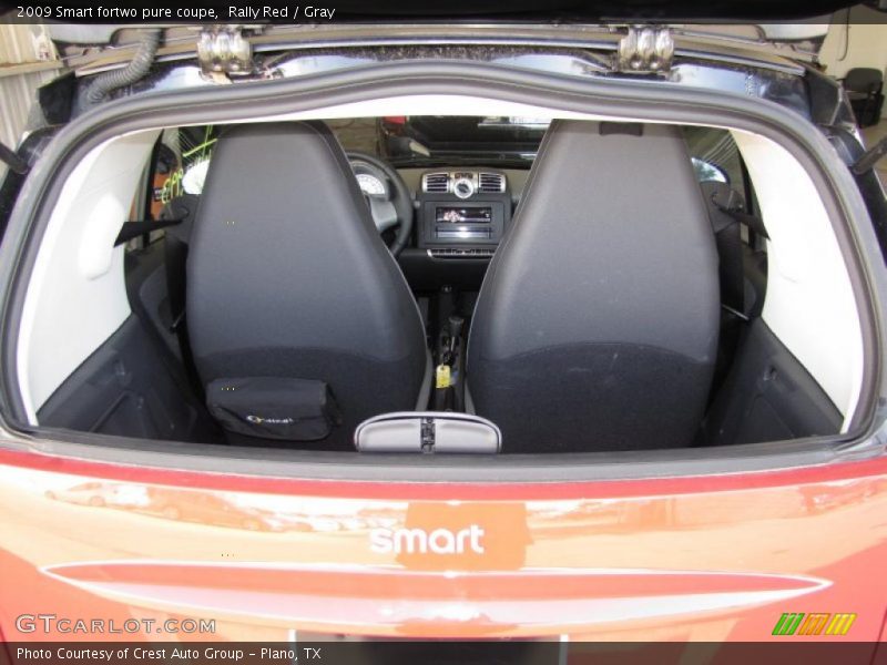 Rally Red / Gray 2009 Smart fortwo pure coupe