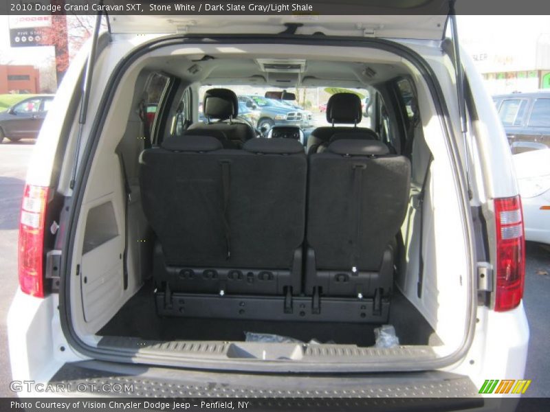 Stone White / Dark Slate Gray/Light Shale 2010 Dodge Grand Caravan SXT