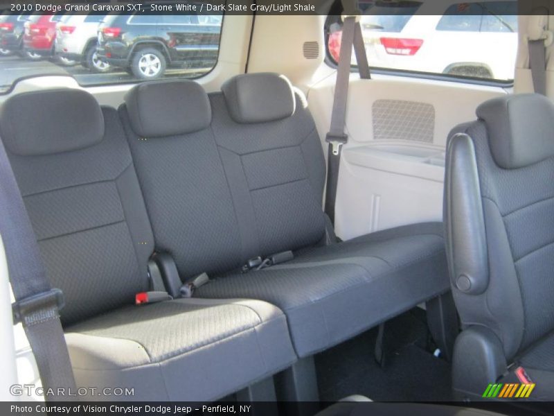 Stone White / Dark Slate Gray/Light Shale 2010 Dodge Grand Caravan SXT