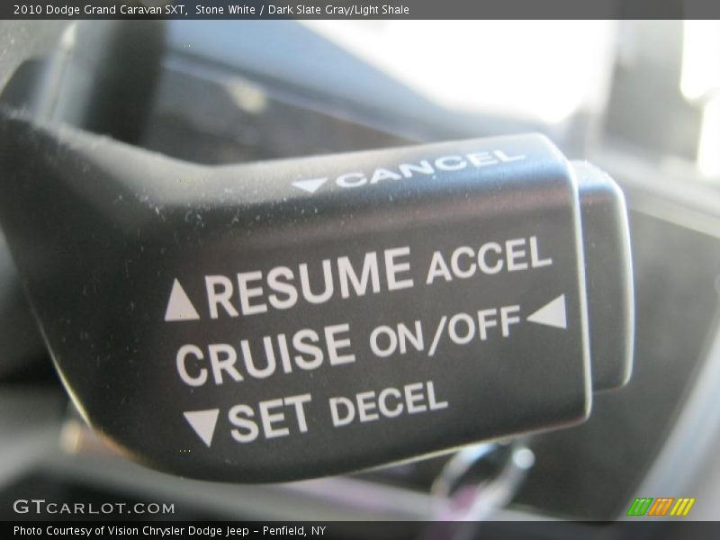 Stone White / Dark Slate Gray/Light Shale 2010 Dodge Grand Caravan SXT