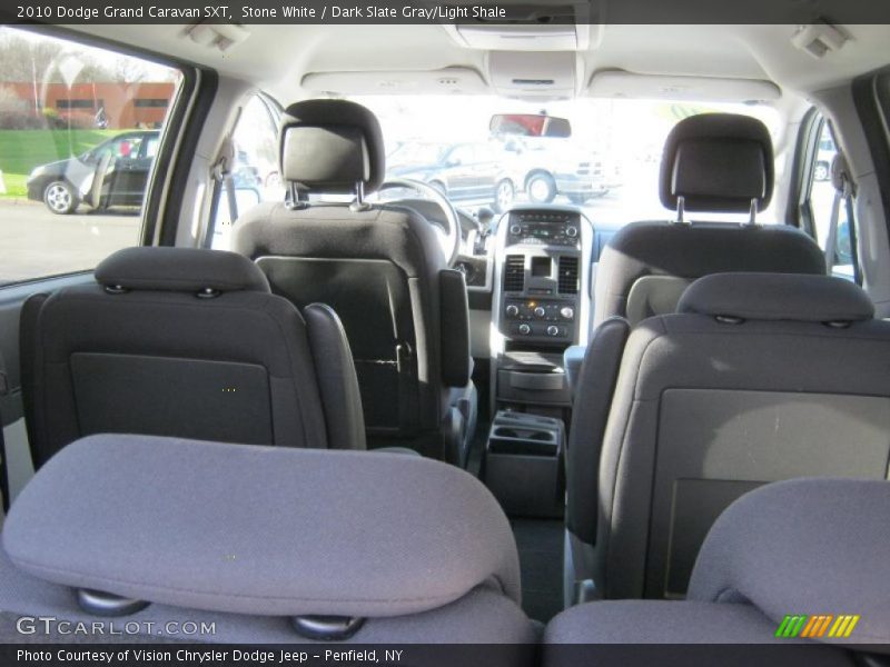 Stone White / Dark Slate Gray/Light Shale 2010 Dodge Grand Caravan SXT
