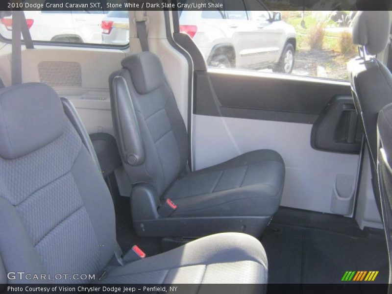 Stone White / Dark Slate Gray/Light Shale 2010 Dodge Grand Caravan SXT