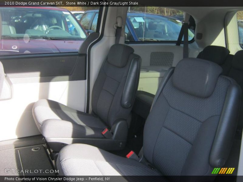 Stone White / Dark Slate Gray/Light Shale 2010 Dodge Grand Caravan SXT