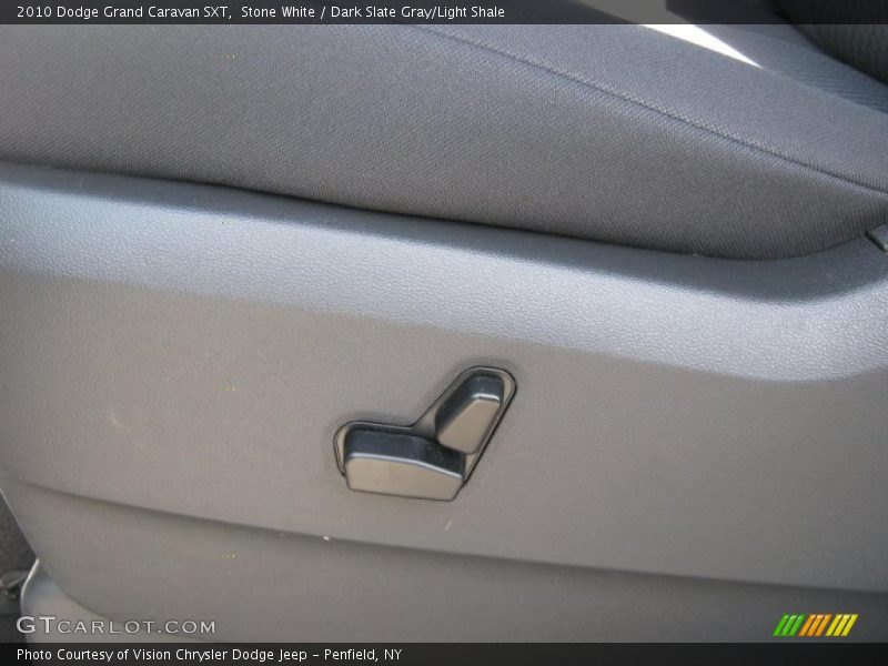 Stone White / Dark Slate Gray/Light Shale 2010 Dodge Grand Caravan SXT
