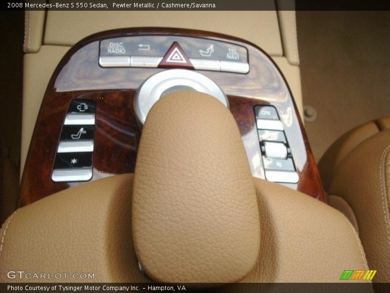 Pewter Metallic / Cashmere/Savanna 2008 Mercedes-Benz S 550 Sedan