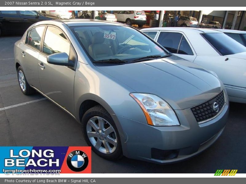 Magnetic Gray / Beige 2007 Nissan Sentra 2.0 SL