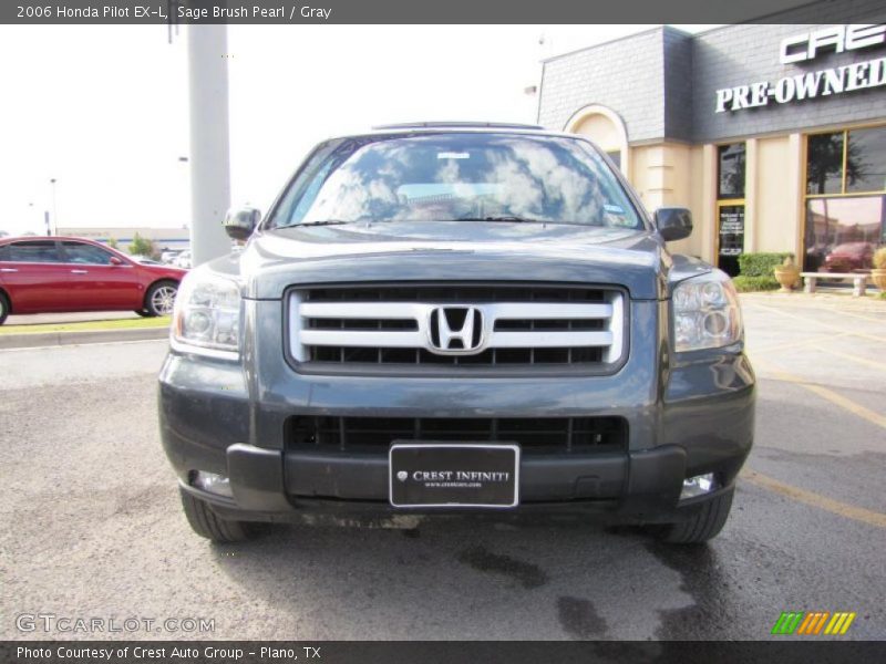 Sage Brush Pearl / Gray 2006 Honda Pilot EX-L