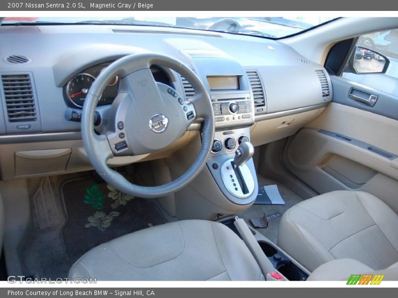 Magnetic Gray / Beige 2007 Nissan Sentra 2.0 SL