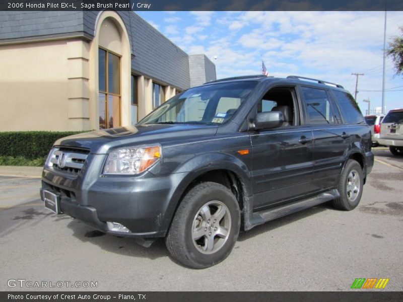 Sage Brush Pearl / Gray 2006 Honda Pilot EX-L