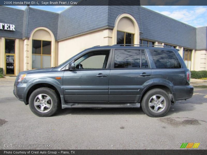 Sage Brush Pearl / Gray 2006 Honda Pilot EX-L