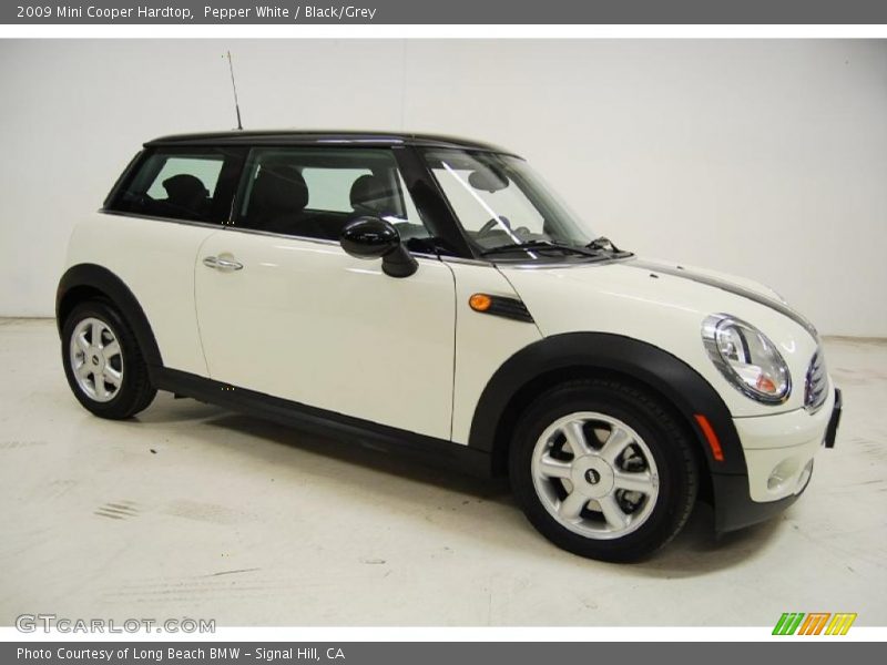 Pepper White / Black/Grey 2009 Mini Cooper Hardtop