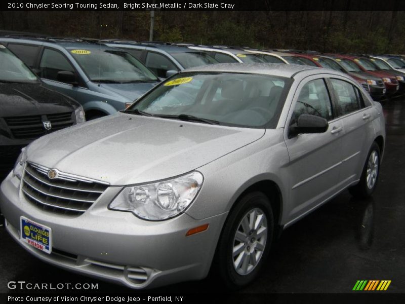 Bright Silver Metallic / Dark Slate Gray 2010 Chrysler Sebring Touring Sedan