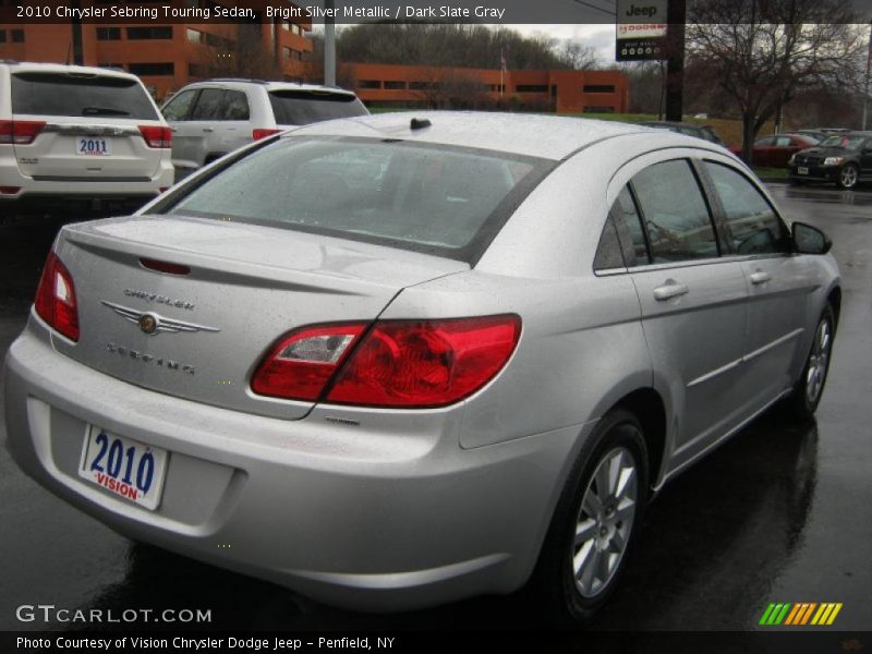 Bright Silver Metallic / Dark Slate Gray 2010 Chrysler Sebring Touring Sedan