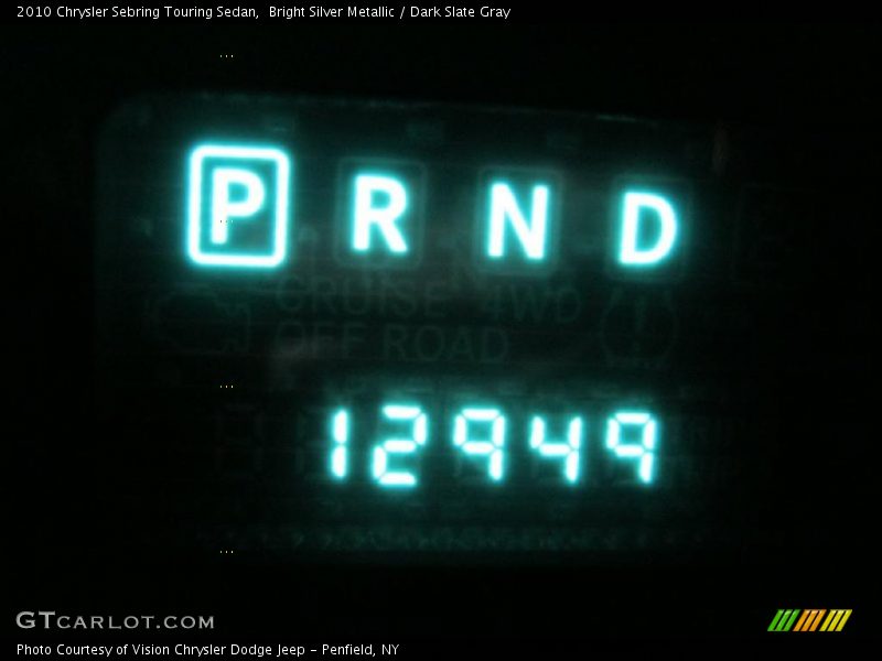Bright Silver Metallic / Dark Slate Gray 2010 Chrysler Sebring Touring Sedan