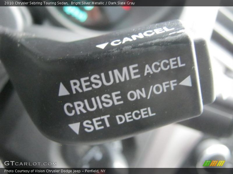 Bright Silver Metallic / Dark Slate Gray 2010 Chrysler Sebring Touring Sedan