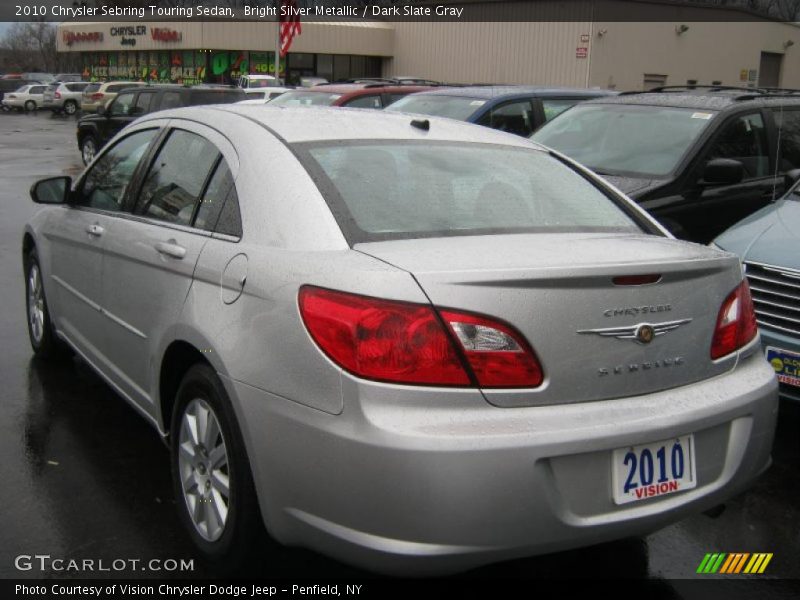 Bright Silver Metallic / Dark Slate Gray 2010 Chrysler Sebring Touring Sedan
