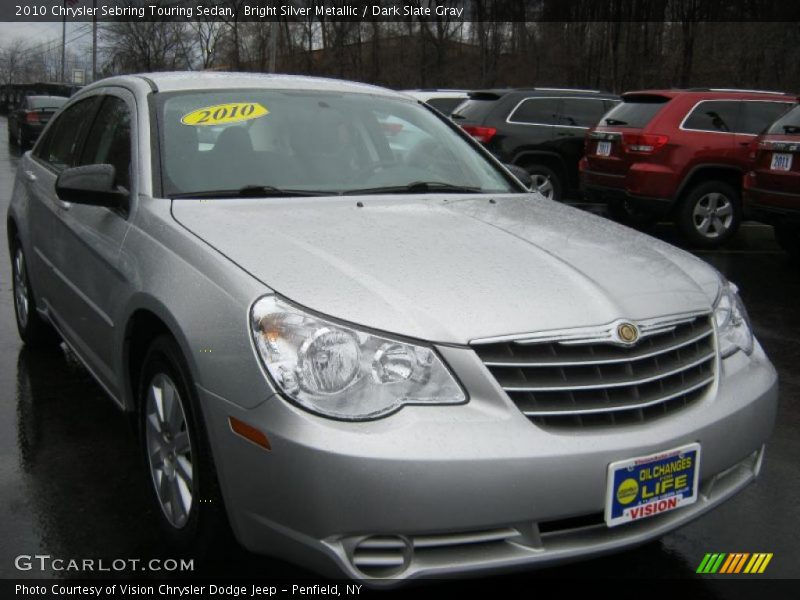 Bright Silver Metallic / Dark Slate Gray 2010 Chrysler Sebring Touring Sedan