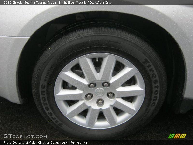 Bright Silver Metallic / Dark Slate Gray 2010 Chrysler Sebring Touring Sedan