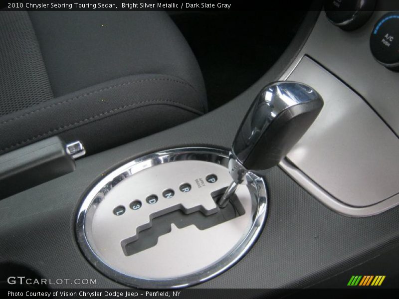 Bright Silver Metallic / Dark Slate Gray 2010 Chrysler Sebring Touring Sedan